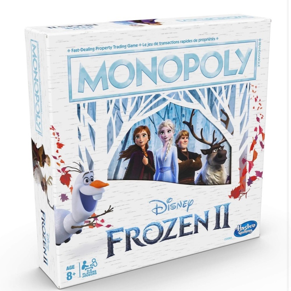 Disney Frozen II Monopoly Sealed New Board Game Hasbro Elsa Anna Olaf Hans Sven
